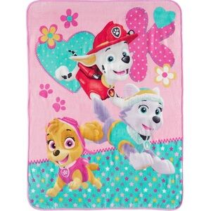Nickelodeon Pink and Blue Paw Patrol Throw Blanket